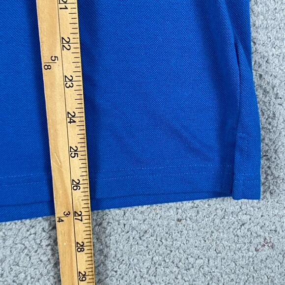 Lacoste Men's Size 7 (Medium) Bright Blue Pique Cotton Classic Polo Shirt - Picture 7 of 9